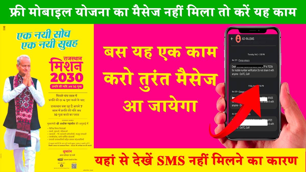 Indira Gandhi Smartphone Yojana SMS Check kase kare